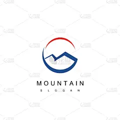 品牌名称,山,户外,模板,商务,运动,雪,现代,岩石,天空