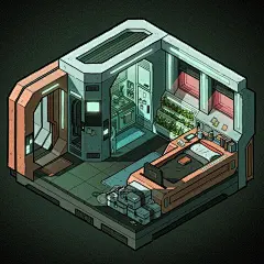 Futuristic Micro-apartment Illustrations, Jesse Riggle; 打开新的标签页