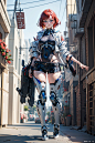少女机甲-AIGC绘画-AIGC类,微元素 - AI - Element3ds.com!