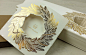 Golden Wreath : 2017 is a special year for the Steven Leach Group, therefore I wanted to design a motif not that only celebrates the holiday season, but also honors the significance of this particular year.Being an international design firm with offices a