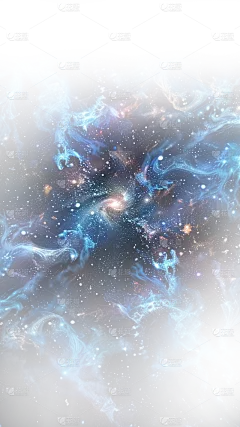 风光实景渐变星空银河元素素材