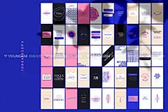 ins风手机社交媒体公众号推文营销报价版式设计id模板Ai源文件下载_颜格视觉