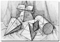 结构 素描石膏几何体_百度图片搜索
