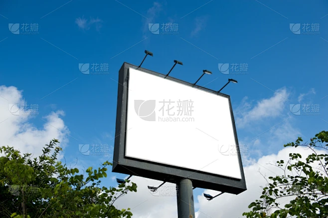 布告栏,空白的,天空,留白,水平画幅,形状,消息,无人,巨大的,户外素材-花瓣网