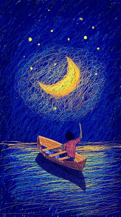 麻辣烫烫手采集到蜡笔插画
