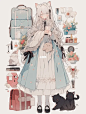 女孩和猫咪 Lolita 可直接抱走