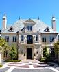 Classic French Chateau style exterior