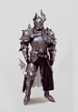 @deviljack-99 游戏美术素材 盔甲 饰品 金属材质 武器 原画 设计