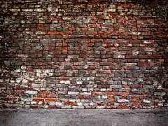 老暗色调砖墙纹理背景