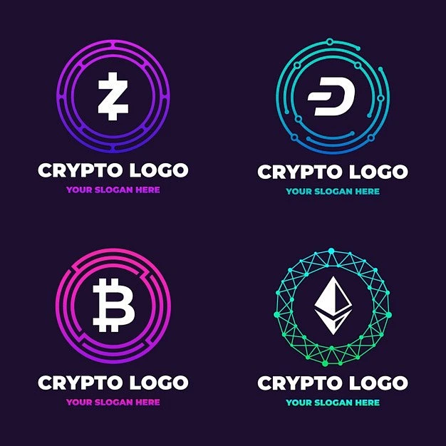 渐变比特币加密货币logo标志矢量图设计素材-花瓣网