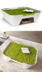 Verde Profilo a Maison 2013 - La Green Field Evolution si veste di colore coffee #table #green #design