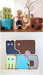 Playful Modular Animal Furniture and Toys For Kids | Animaze