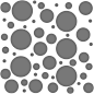 Amazon.com: Set of 100 (Grey) Vinyl Wall Decals - Assorted Polka Dots Stickers - Removable Adhesive Safe on Smooth or Textured Walls - Round Circles - for Nursery, Kids Room, Bathroom Decor : Baby