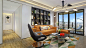 现代家装客厅组合沙发装修设计效果图片#客厅地毯#