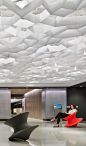Arktura's Atmosphera® Pulse ceiling system, a finalist in Architizer's 2017 A+ Awards. Click the image to learn more about this product on our site. Atmosphera® ceiling systems bring truly innovative, cutting-edge beauty to architecture and interior desig