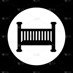 婴儿,婴儿床,矢量,儿童,图像,插画