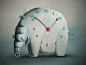 Elephant clock