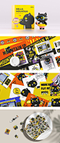 3D brand identity c4d cartoon Cat Character cinema4d cute design Drawing 