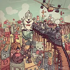 Jared Muralt 手绘插画欣赏 夸张幽默  卡通漫画#创意# #插画# #手绘# #可爱# #卡通#