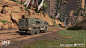 Apex Legends - Military Truck, Eric Simard : I was tasked to create a new version of the truck found in Titanfall 2 for Apex Legends. You can find this truck scattered throughout Canyonlands. The truck was designed to be modular so you can remove the back