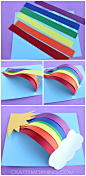 3D Paper Rainbow Kids Craft - Crafty Morning: 