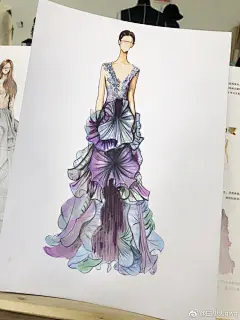 @穿针引线官方微博 @博咖服装设计  @服装插画 @服装设计手稿 @服装设计手稿123 @服装设计手绘稿 @服装设计时装画手稿 @服装时装设计手稿 2沈阳·沈阳航空航天大学 ​​​​
