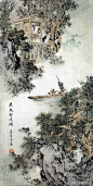 谢玉玺《国画微展》谢玉玺师从前辈名家刘继卣，津沽谢老擅长工笔人物、山水，国画风格尤以老庄思想、魏晋风度题材见长，无论是渺然耸立的高山奇林，还是绵细流淌的小河溪水，在其笔下都会被刻画得惟妙惟肖，形神兼备，好一派宁静怡然的理想境地。生宣渲染几十遍 堪称国内第一人。