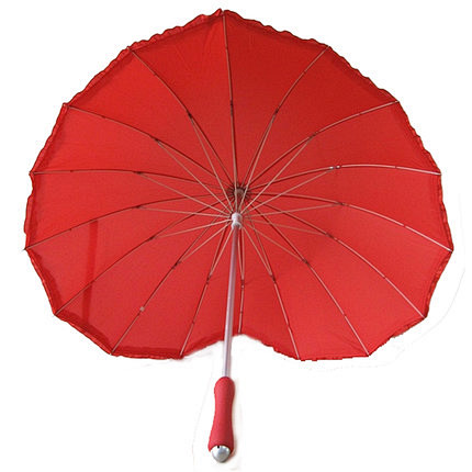 创意个性心形晴雨伞两用 防紫外线长柄遮阳...