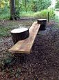 15 DIY Log Ideas For Your Garden Patio & Outdoor Furniture: 