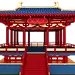 C4D中国风建筑