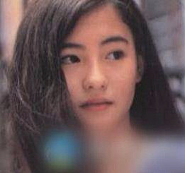 少女张柏芝，那年她14岁。