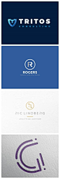 看起来充满智慧的logo，一组咨询公司logo设计 #标志分享# ​​​​