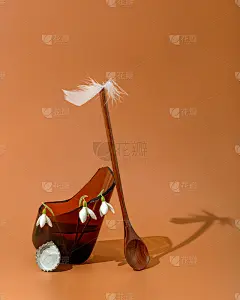 抽象脆弱静物生命