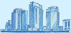 手绘素描线描城市建筑矢量图高清素材 设计图片 免费下载 页面网页 平面电商 创意素材