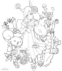 Alisaasila采集到线稿