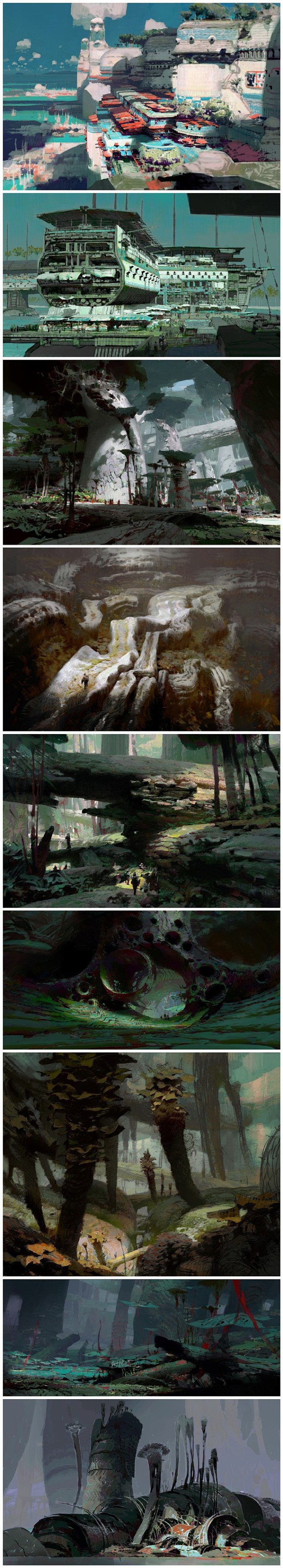 #CG原画#  三组概念稿，让你被圈粉！...