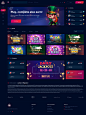 casino gambling game design  Interface Poker ui ux Webdesign wolf 777 казино 