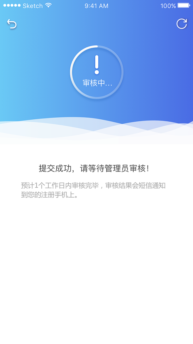 sketchAPP界面设计 审核页面 审...