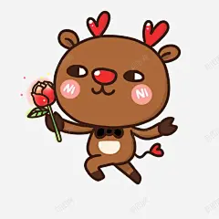 小鹿高清素材 平面电商 创意素材 png素材