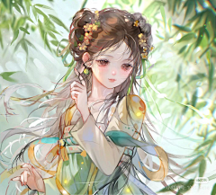 傻啦傻啦采集到古风(女)