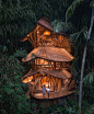 This hotel in Bali is hidden in an enchanted forest and lets you sleep in magical bamboo treehouses!