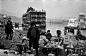 Stalls by the Jiang Ling river, Chong Qing, China, 2010.