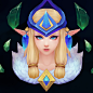 LOL_Soraka (3D Lowpoly_handpainted), Joker Y : Study~
The original is Winter Wonder Soraca Skin 
- League of Legend -