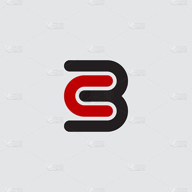 字母C和数字3 -标志型。C3或3C -标志。矢量设计元素或图标。