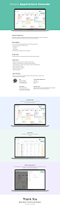 Doctor's Appointment Calendar :: Behance