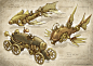 steampunk vehicles by Elle