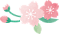 手绘粉色日式水彩樱花花卉电子手账标题框png免抠包装AI矢量
