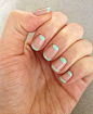 Nude & Mint Green Half Moons