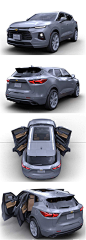 雪佛兰 Blazer Premier 2019 越野车汽车3D模型 (MAX,3DS,FBX,OBJ,C4D,LWO,TEX) - 