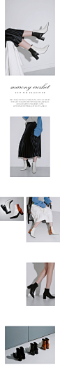 [W CONCEPT] : [MARONY CROSHET 말로니 크로쉐] Mr 01601 (Black +Ivory)